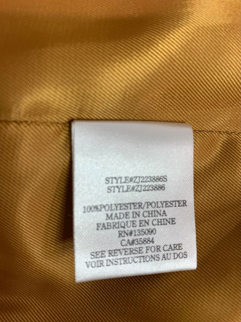 Size XS Z Supply Womens Blazer Lined Ruched Sleeve Sport Coat Brown