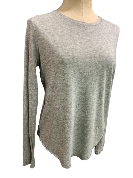 Small Vince Womens Gray Lightweight Long Sleeve Shirt Soft