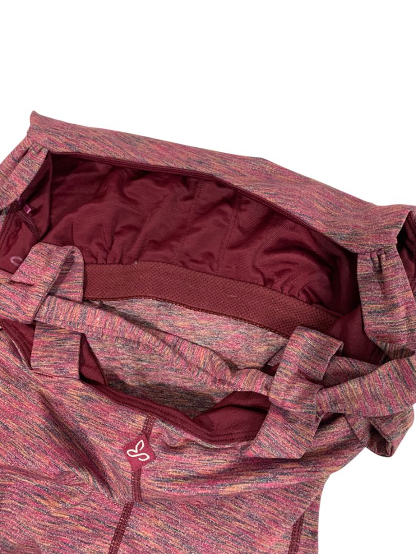 Small prAna Womens Twila Top Activewear Tank Purple Space Dye