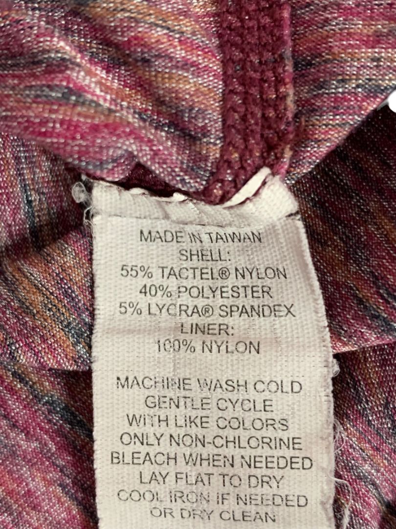 Small prAna Womens Twila Top Activewear Tank Purple Space Dye