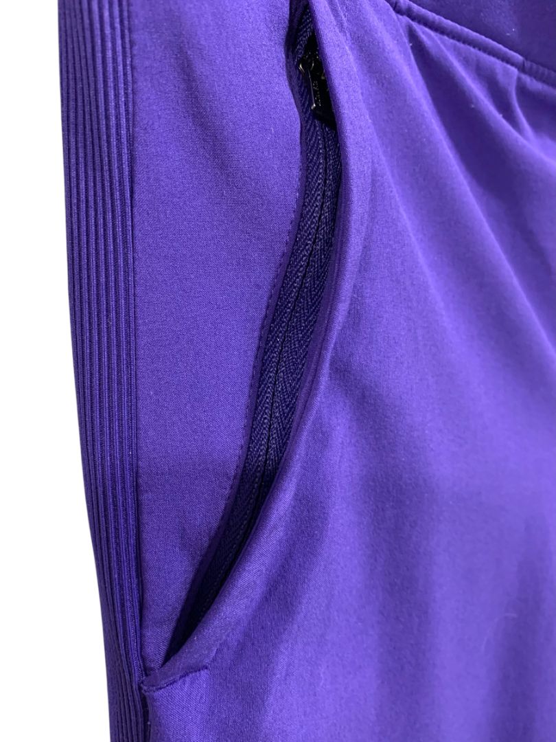 Size 4P Athleta Petite Womens Purple Brooklyn Lined Athletic Pants Pockets
