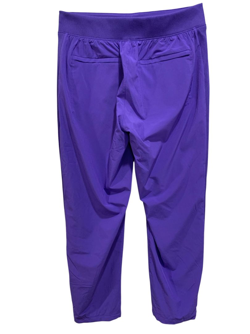 Size 4P Athleta Petite Womens Purple Brooklyn Lined Athletic Pants Pockets