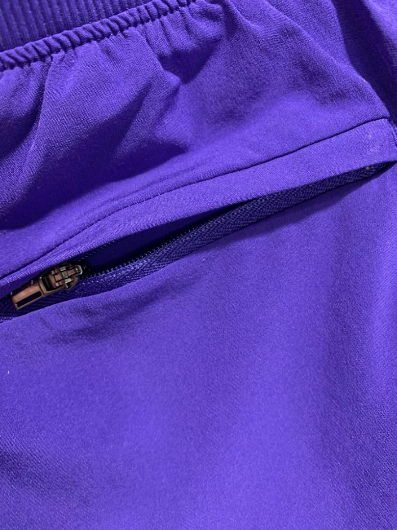 Size 4P Athleta Petite Womens Purple Brooklyn Lined Athletic Pants Pockets