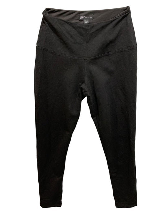 Small Jones New York Womens Black Ponte Knit Leggings 25" Inseam