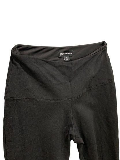 Small Jones New York Womens Black Ponte Knit Leggings 25" Inseam