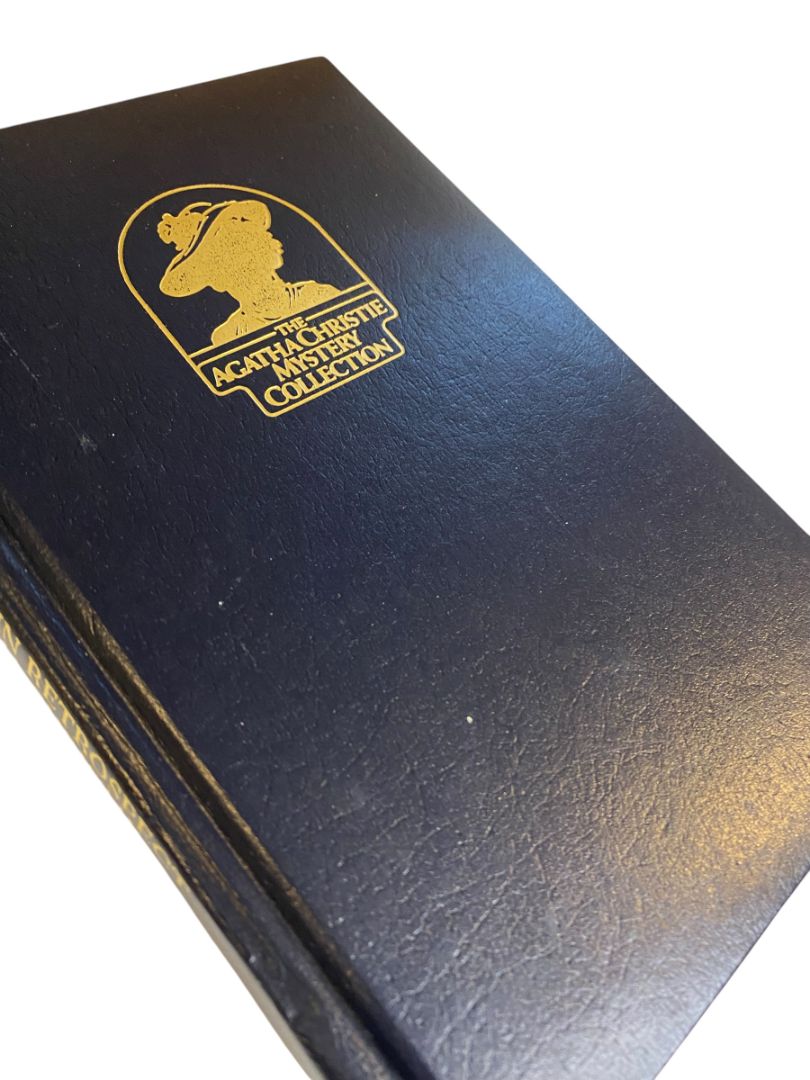 Agatha Christie Mystery Collection Bantam Leatherette Murder in Retrospect 1980s