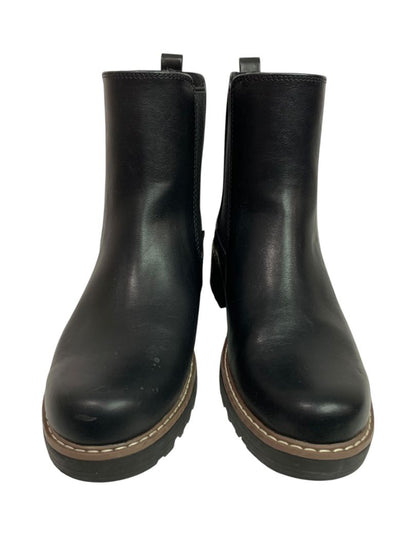 Size 8 Universal Thread Womens Black Chelsea Lug Sole Ankle Boots Vegan Leather