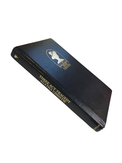 Agatha Christie Mystery Collection Bantam Leatherette Three Act Tragedy 1980s