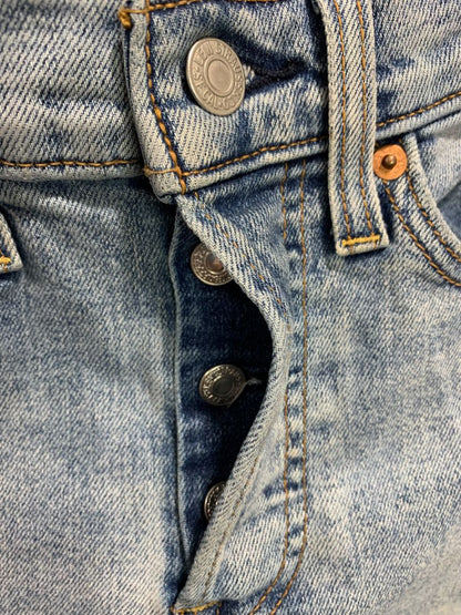 Size 25 Levis Wedgie Straight Leg Womens Distressed Jeans Buttonfly