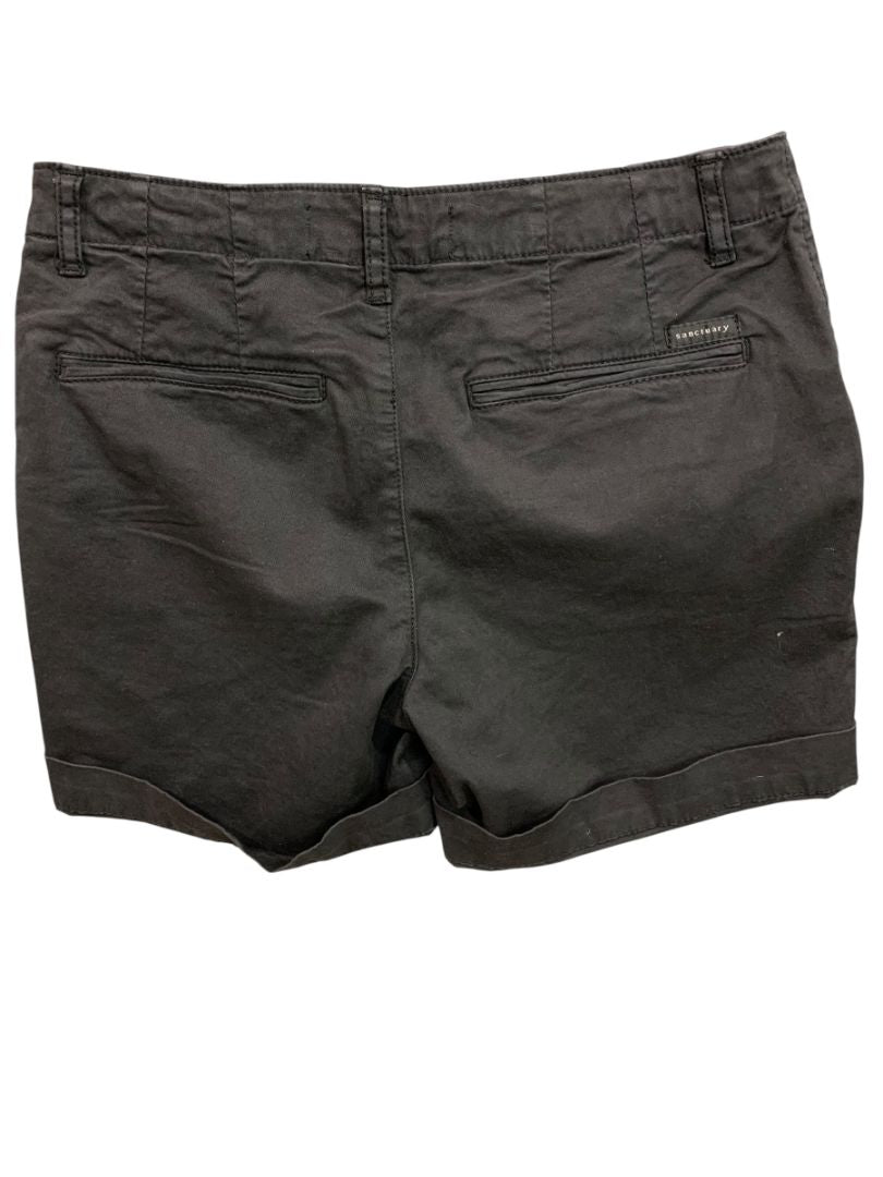 Size 24 Sanctuary Womens Black Chino Style Shorts