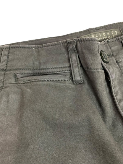 Size 24 Sanctuary Womens Black Chino Style Shorts