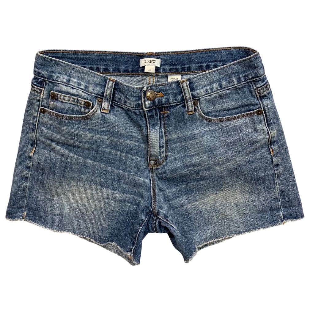 Size 25 J.Crew Womens Jean Shorts Denim Soft Cotton