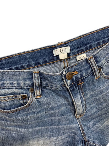 Size 25 J.Crew Womens Jean Shorts Denim Soft Cotton