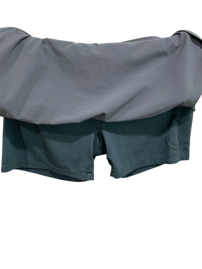 Small Free Fly Womens Slate Gray Activewear Skort Breeze Bamboo Blend