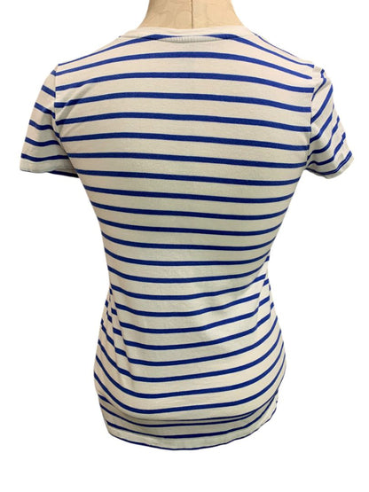 Size XS Gap Favorite Tee Womens Striped Blue White Tshirt