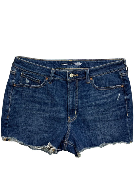 Size 14 Old Navy High-Rise OG Straight Womens Jean Shorts Cut Off Denim