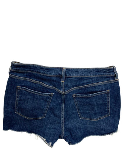 Size 14 Old Navy High-Rise OG Straight Womens Jean Shorts Cut Off Denim