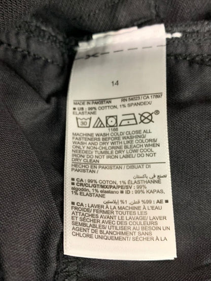Size 14 Old Navy Womens Black Jean Shorts High-Rise O.G. Straight