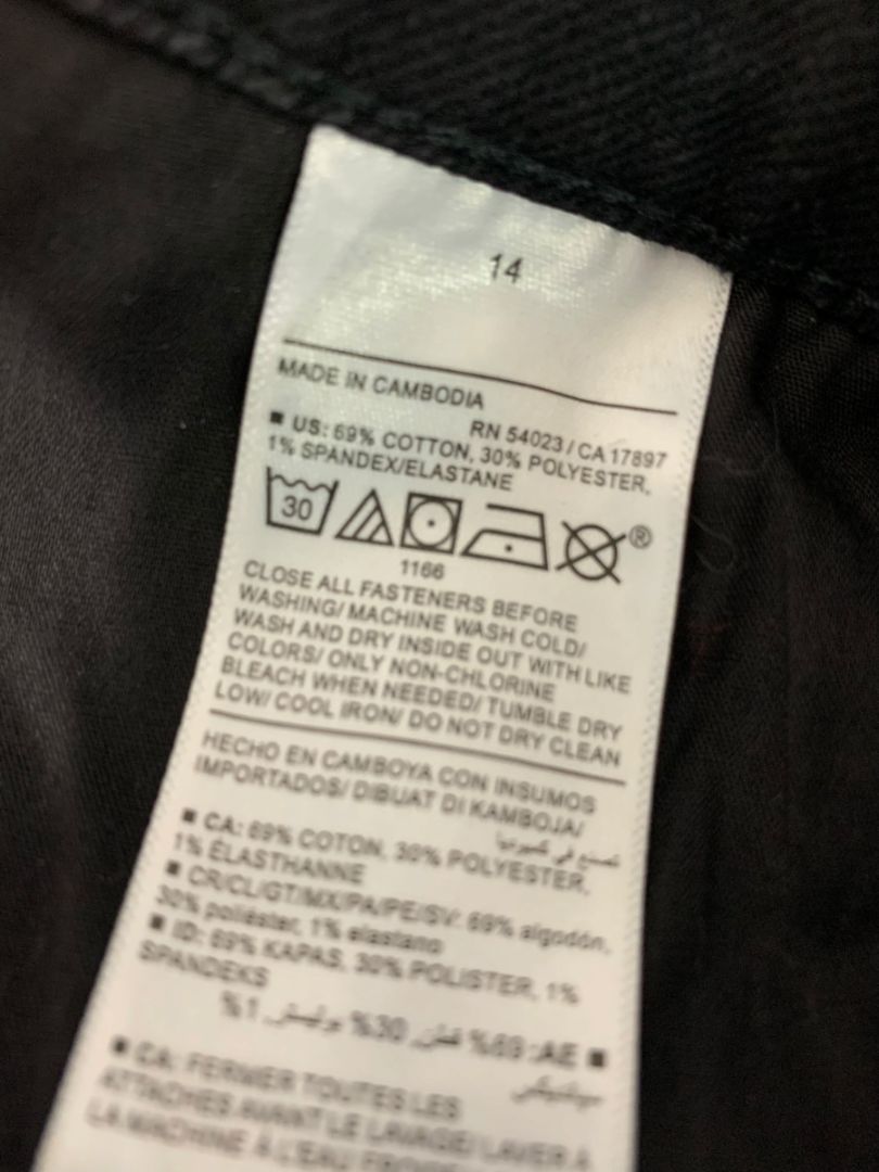 Size 14 Old Navy Womens Black Jean Shorts High-Rise Wow Denim