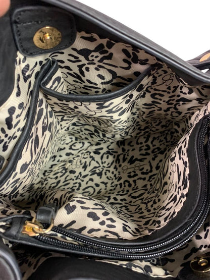Jessica Simpson Faux Leather Shoulder Bag Goldtone Hardware Camille 4 Poster