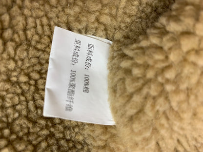 Large Mens Corduroy Jacket Fleece Lined Brown Button Up