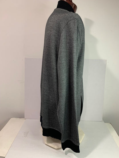 Size XXL Alfani Mens Full Zip Knit Jacket Gray Black