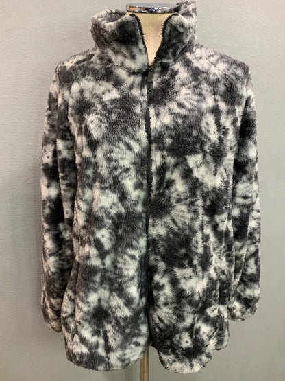 Size XXL ZeroXposur Womens Fleece Zip Up Jacket Gray Soft