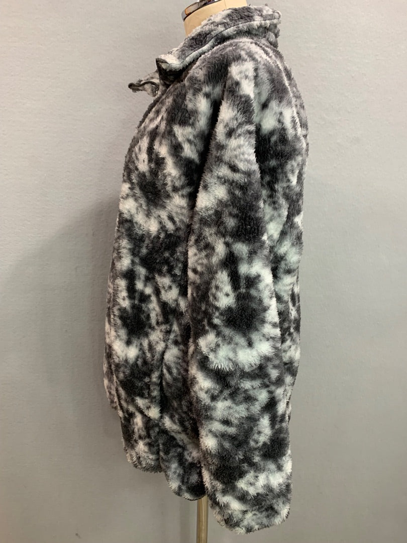Size XXL ZeroXposur Womens Fleece Zip Up Jacket Gray Soft