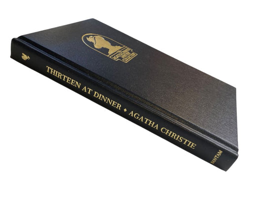 Agatha Christie Mystery Collection Bantam Leatherette Thirteen at Dinner 1980s