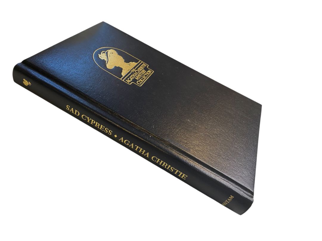 Agatha Christie Mystery Collection Bantam Leatherette Sad Cypress 1980s
