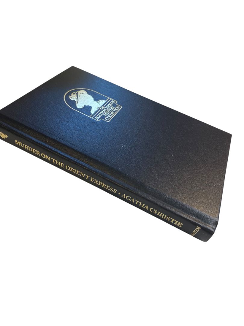 Agatha Christie Mystery Collection Bantam Leatherette Murder on the Orient Express 1980s