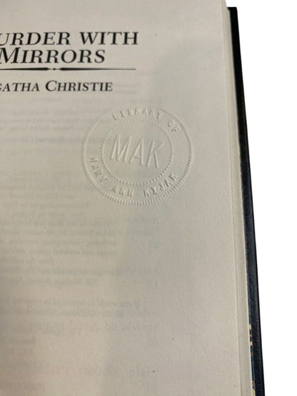 Agatha Christie Mystery Collection Bantam Leatherette Murder with Mirrors 1980s