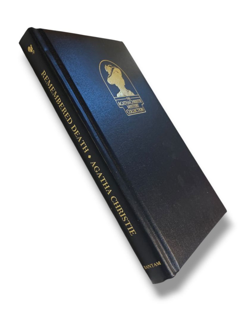 Agatha Christie Mystery Collection Bantam Leatherette Remembered Death 1980s