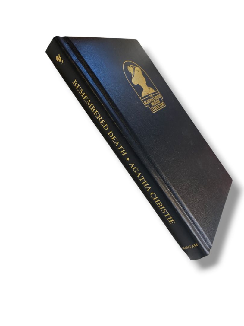 Agatha Christie Mystery Collection Bantam Leatherette Remembered Death 1980s