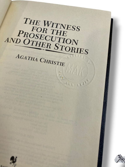 Agatha Christie Mystery Collection Bantam Leatherette The Witness for the Prosecution 1980s