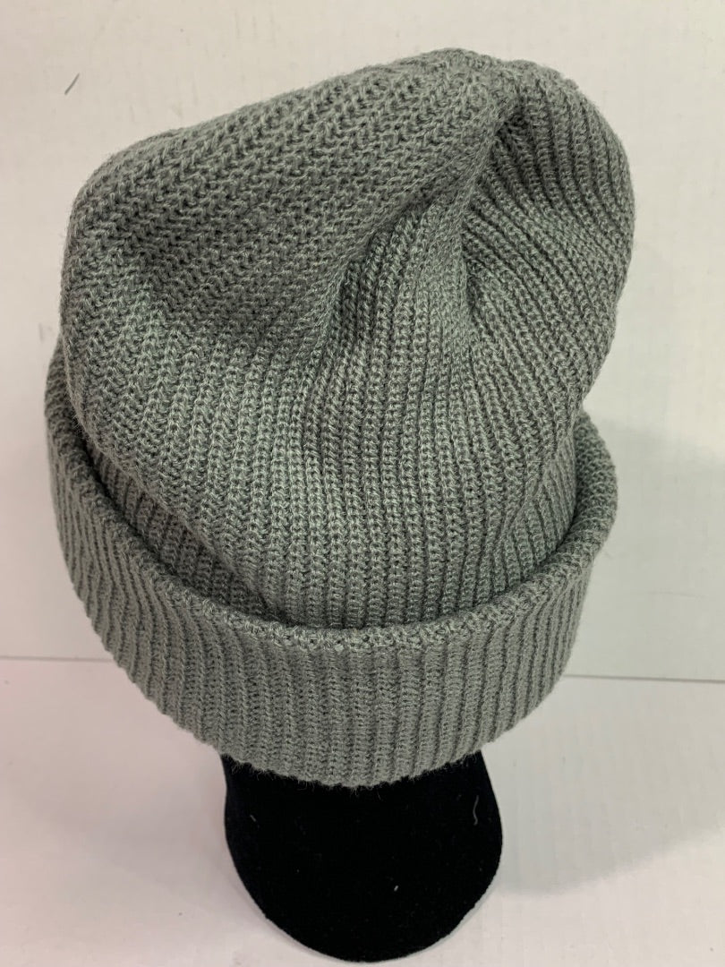 New Britt's Knits Mens Craftsman Beanie Hat Gray One Size