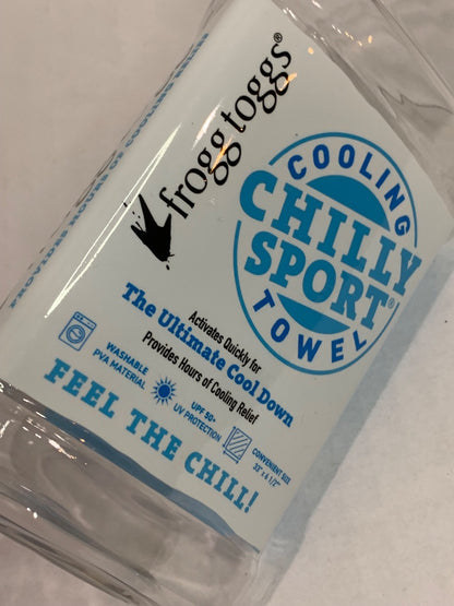 Frogg Toggs Cooling Towel New Sealed UPF 50+ Neon
