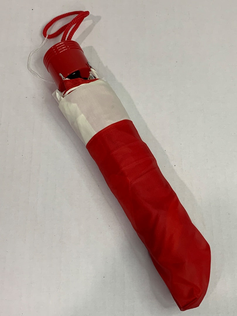New Jersey Rutgers University Red White Compact Umbrella