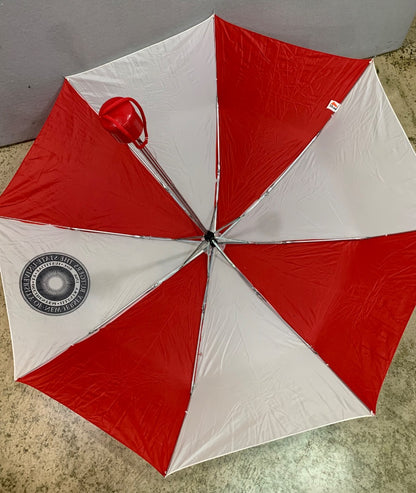 New Jersey Rutgers University Red White Compact Umbrella