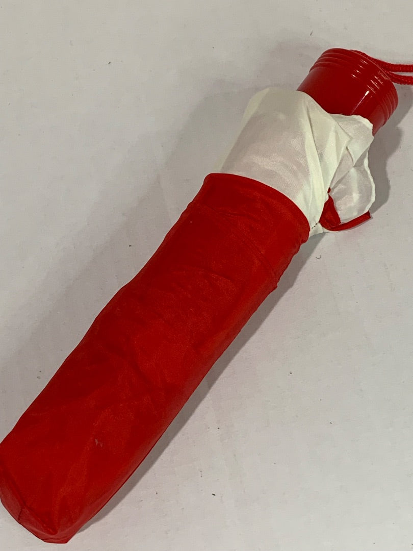 New Jersey Rutgers University Red White Compact Umbrella