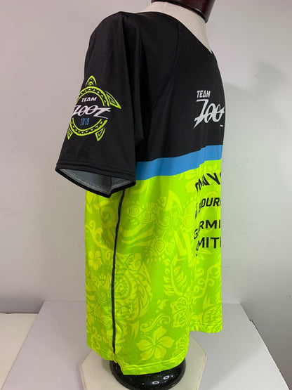Size XL Zoot New Mens Custom Runnig Tshirt Neon Colorblock