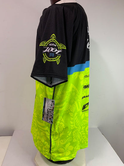 Size XL Zoot New Mens Custom Runnig Tshirt Neon Colorblock