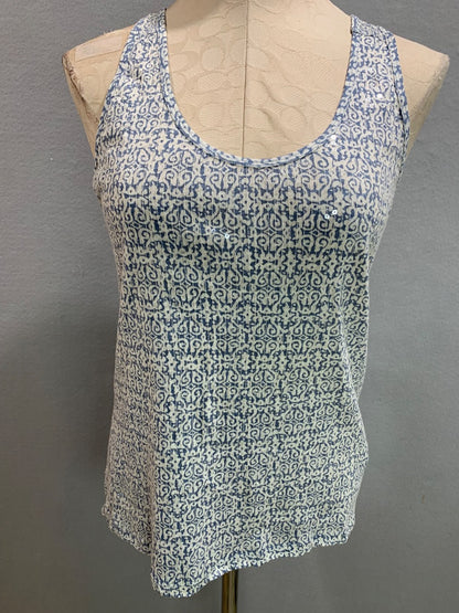 Small J.Crew Womens Sequin Patterned Tank Top Shirt #67688