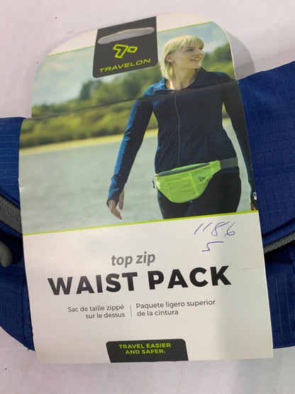 Travelon New Top Zip Waist Pack Travel Royal Blue Style 42976