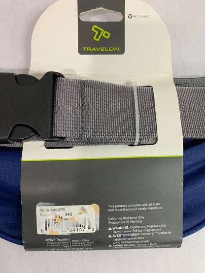 Travelon New Top Zip Waist Pack Travel Royal Blue Style 42976