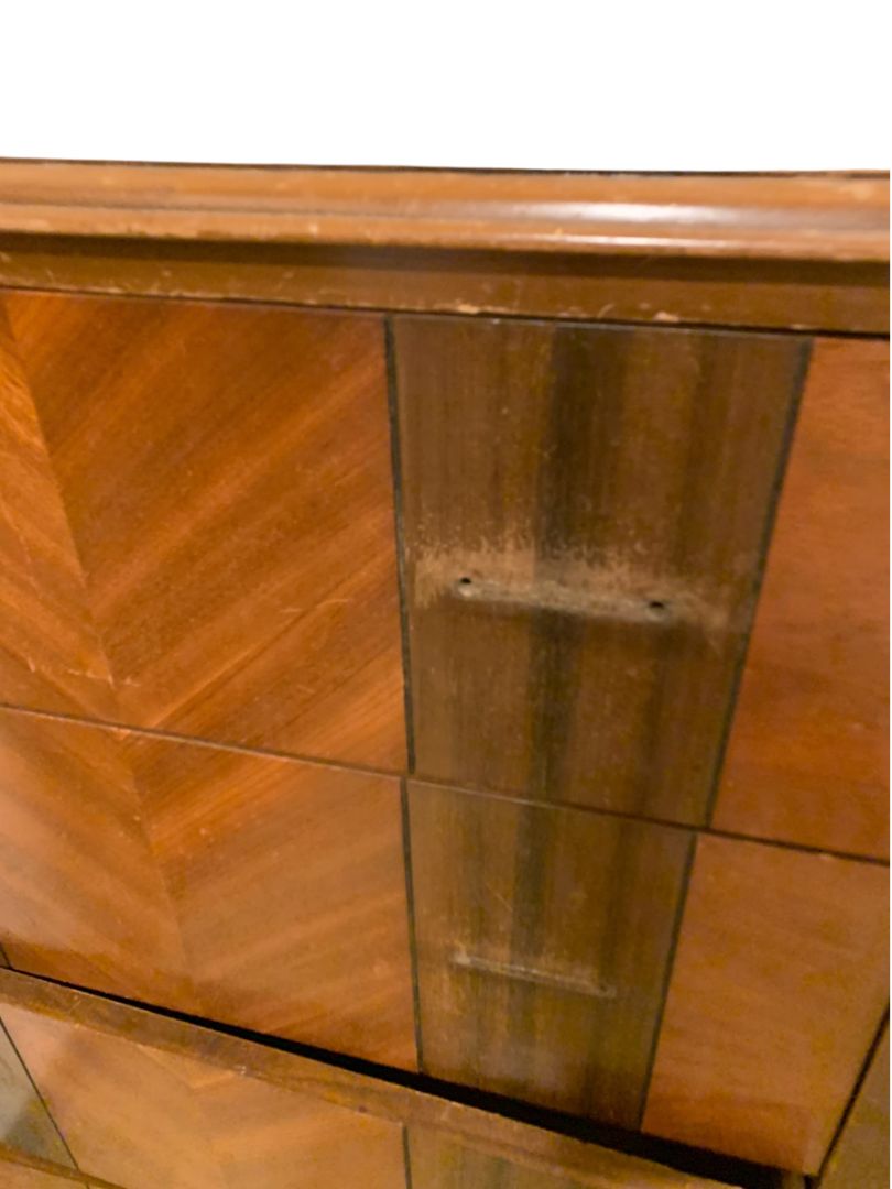 Midcentury Dresser Bureau Johnson-Carper Roanoke VA 44.25"h x 30"w x 16.4"d
