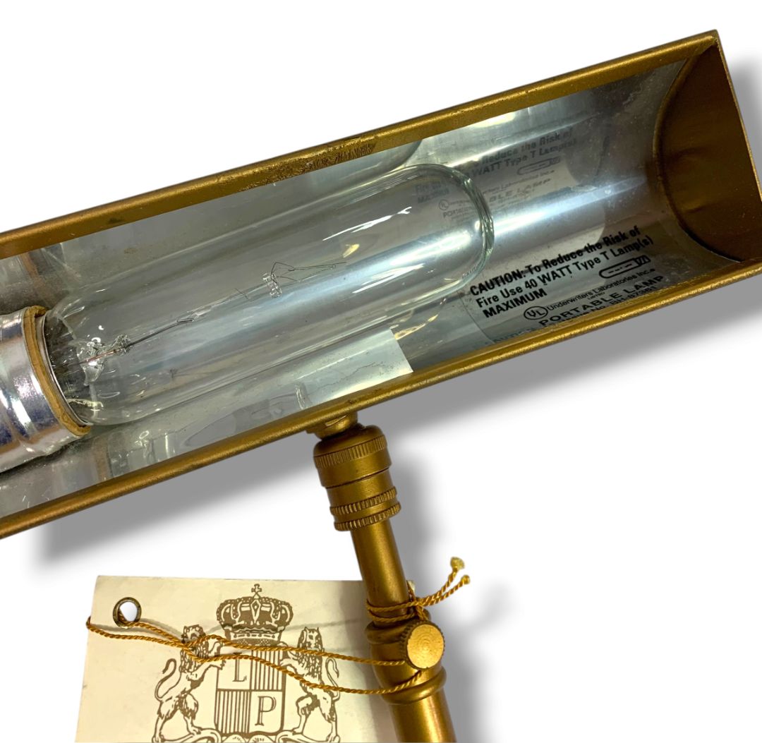 House of Troy T9-2 Gold 9 Inch Adjustable Picture Light Plug In