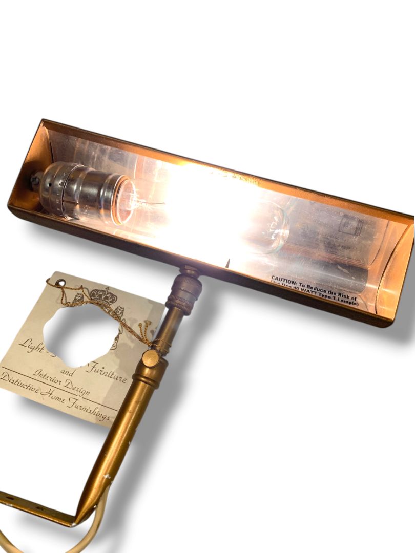 House of Troy T9-2 Gold 9 Inch Adjustable Picture Light Plug In