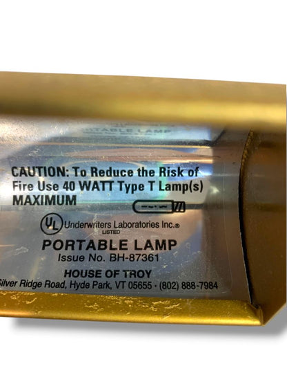 House of Troy T9-2 Gold 9 Inch Adjustable Picture Light Plug In