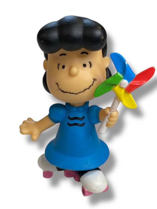 Just Play Lucy Peanuts Gang Figure Cake Topper 3" Figurine
